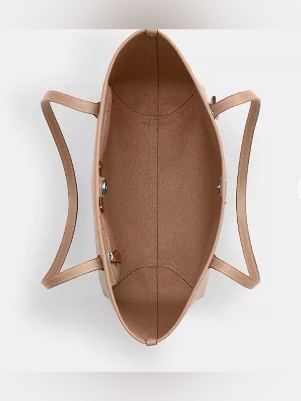 Coach Medium City Tote Bag In Signature Canvas - Picture 8 of 14